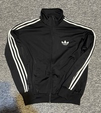 Adidas Originals Firebird Track Jacket Black White Trefoil Full Zip Men s Size L