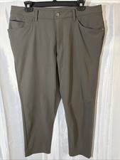 Lululemon ABC Classic Fit 5 Pocket Pant Mens 36x27 Warpstreme LM5426S Green