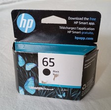 Genuine HP 65 N9K02AN Black Ink Cartridge NEW Sealed Box Exp. July 2026