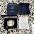 2004-W Proof American Silver Eagle Dollar $1 Box & COA US Mint Bullion OGP