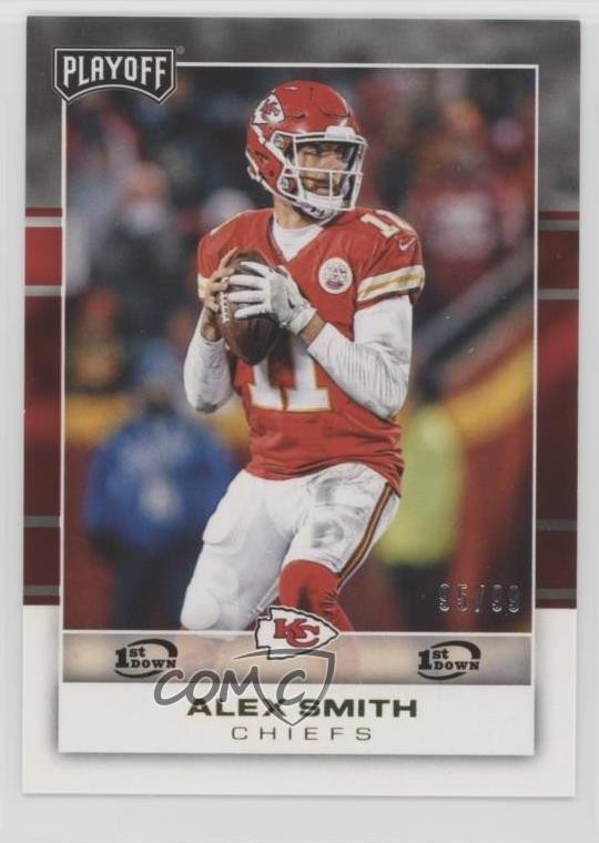 2017 Panini Playoff 1st Down 95/99 Alex Smith #42 0nr3