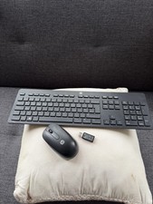 HP Wireless Slim Keyboard and Mouse Bundle - Black Model PN 803183-031