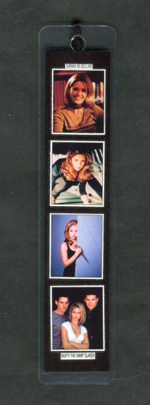 SARAH M. GELLAR - BUFFY THE VAMPIRE SLAYER LAMINATED BOOKMARK NEW! LOT #2.