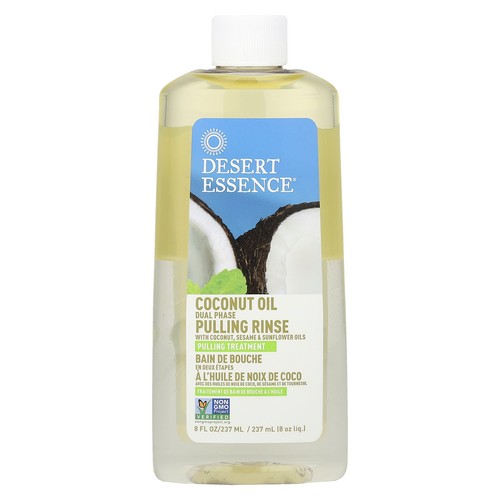 Coconut Oil Dual Phase, Pulling Rinse, 8 fl oz (237 ml)