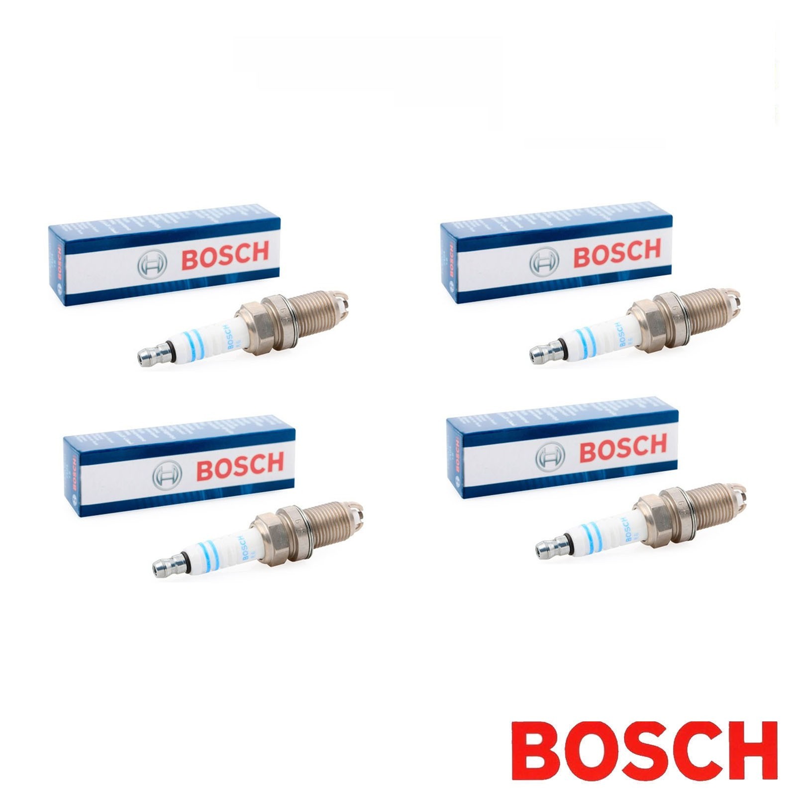 BOSCH 0 242 229 654 4X SPARK PLUG SET AUDI A4 A6 CORSA ASTRA VECTRA LACETTI NUBI