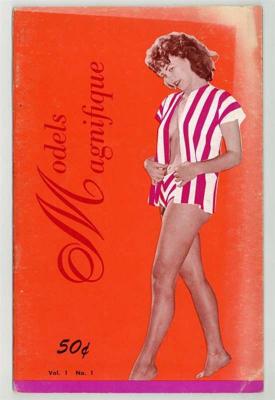 Model Magnifique V1#1 Female Figure Photography 36pgs Pinup Magazine 1950 M39704