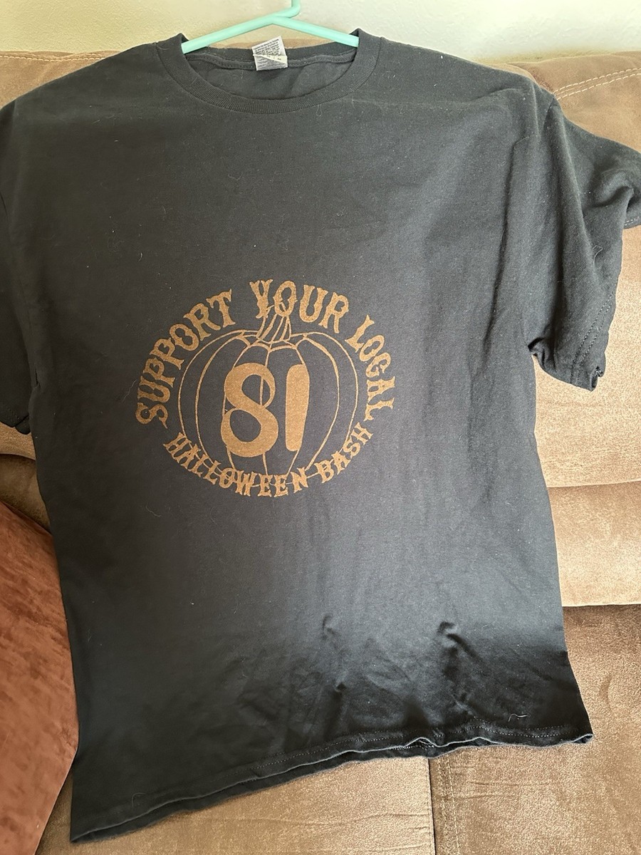 Hells Angels Supporter Ind. South Bend Red & White 81 T Shirt