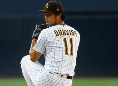 SAN DIEGO ユニフォーム DARVISH 11 Mサイズ Nike Authentic San Diego Padres Yu Darvish #11 MLB Baseball