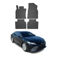 OMAC Floor Mats Liner for Toyota Camry VIII 2017-2024 Black Rubber TPE (For: Toyota Camry)