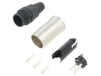NC3MXX-HA Steckverbinder: Xlr Stecker MäNnlich XX-HA 1A Pin: 3 Gerade Neutrik