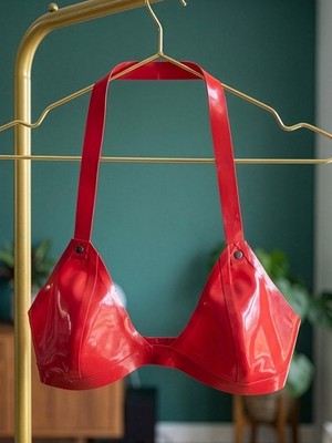 Latex BH rot Damen - NEU - Größe S
