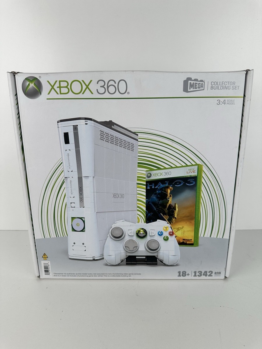 MEGA Showcase Microsoft Xbox 360 Collector Building Set 1342 pcs