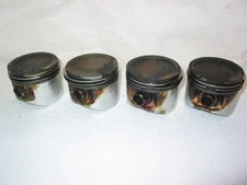 SET OF 4 ROTAX 912 PISTONS WITH RINGS !!! STANDARD SIZE 79.50 mm FOR 80 HP 912 !