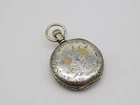 ANTIQUE COIN SILVER GOLD WALTHAM WATCH CO RAILROAD HUNTER POCKET WATCH RUNS
