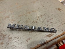 60s Mustang Chrome Emblem