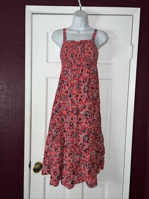 pink maternity dress old navy Old Navy Women's Maternity Lined Dress Size L Pink Eyelet Sleeveless