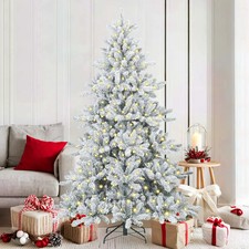 K&uuml;nstlicher klappbarer Weihnachtsbaum mit St&auml;nder PVC und Stahl Baum vidaXL