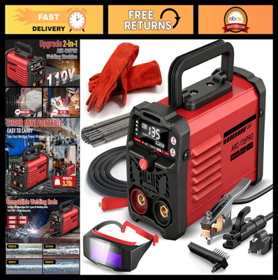 Upgraded 2-in-1 Mini Stick Welder, 110V MMA-135PRO, ARC/Lift TIG, Portable DIY W