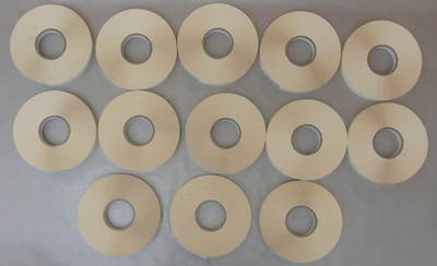 Qty/13 Arca Etichette Spa 3R1W Double Sided Ad Label 17*38mm (4000 / Roll) White