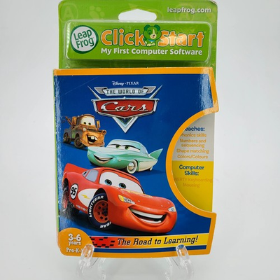 #ad Leap Frog Click Start My First Computer Software The World of Cars Disney Pixar $9.00