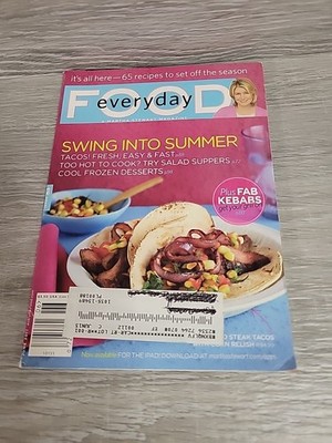 Everyday Food  Magazine Martha Stewart June 2011 Swing Into Summer Tacos
