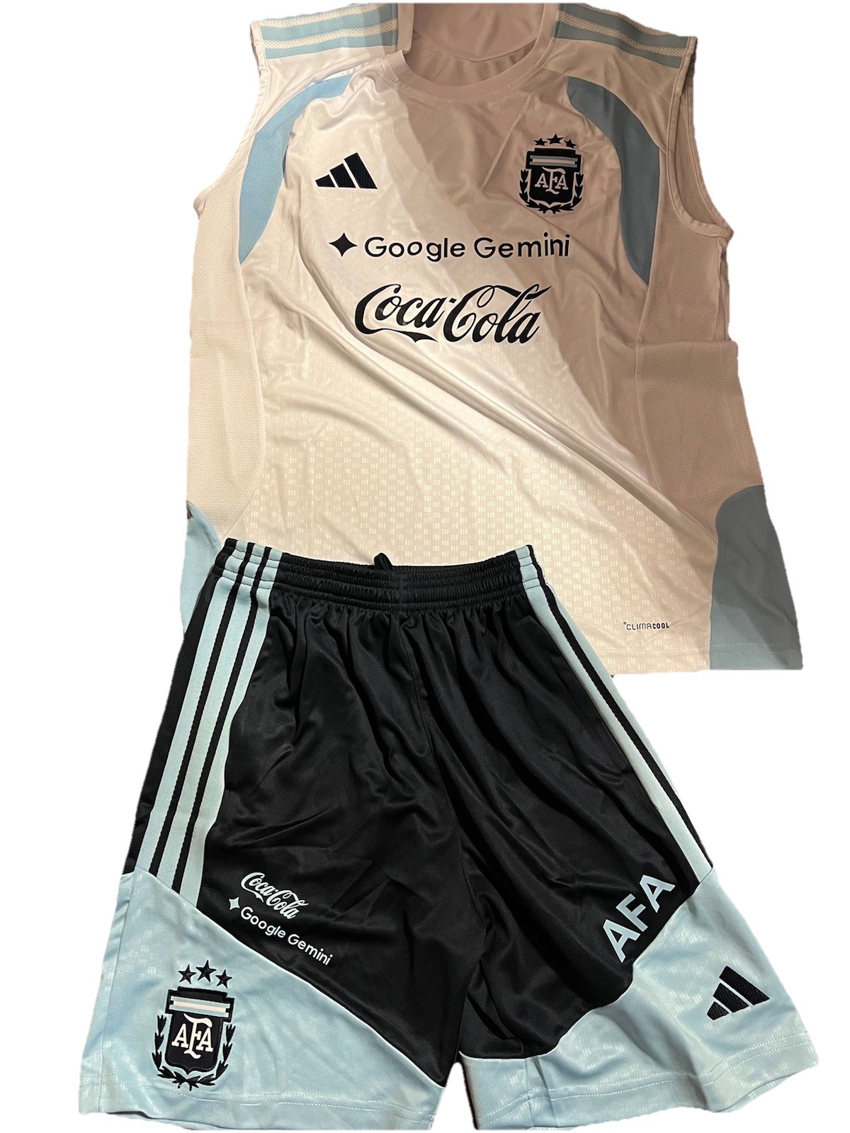 Argentina Training Kit 2026 shorts + sleeveless top