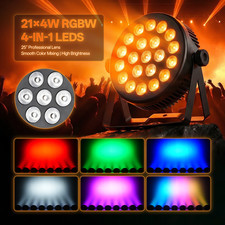 10x 84W LED 21 Par Can Stage Light DMX RGBW Disco Show DJ Wash Lighting w/Remote