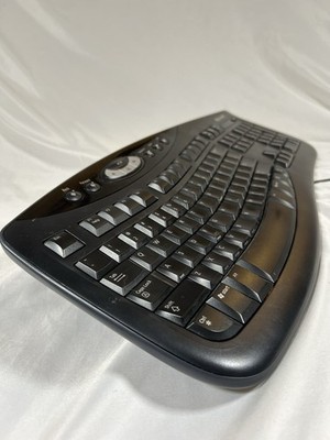 Microsoft Comfort Curve Ergonomic Keyboard 2000 v1.0 KU0459 Wired TESTED & WORKS