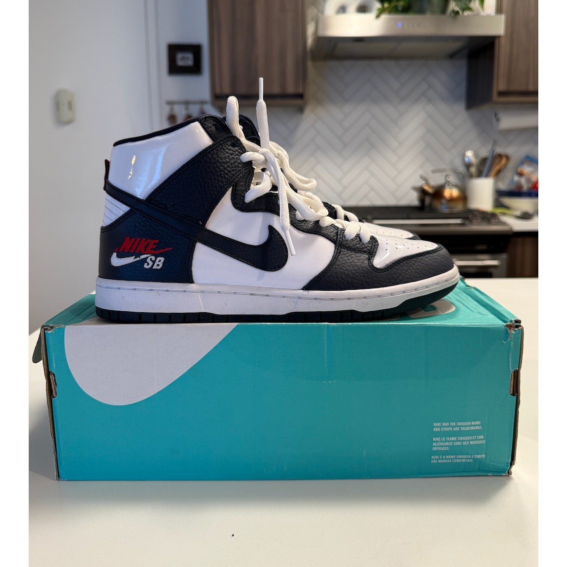 靴 NIKE DUNK HIGH LE OBSIDIAN ZEN SB 27cm Nike Dunk High Obsidian - Youth Size 6 (Equivalent to