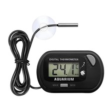 Digital Aquarium Thermometer with LCD Display MAX/MIN Memory for Fish Tank/Repti