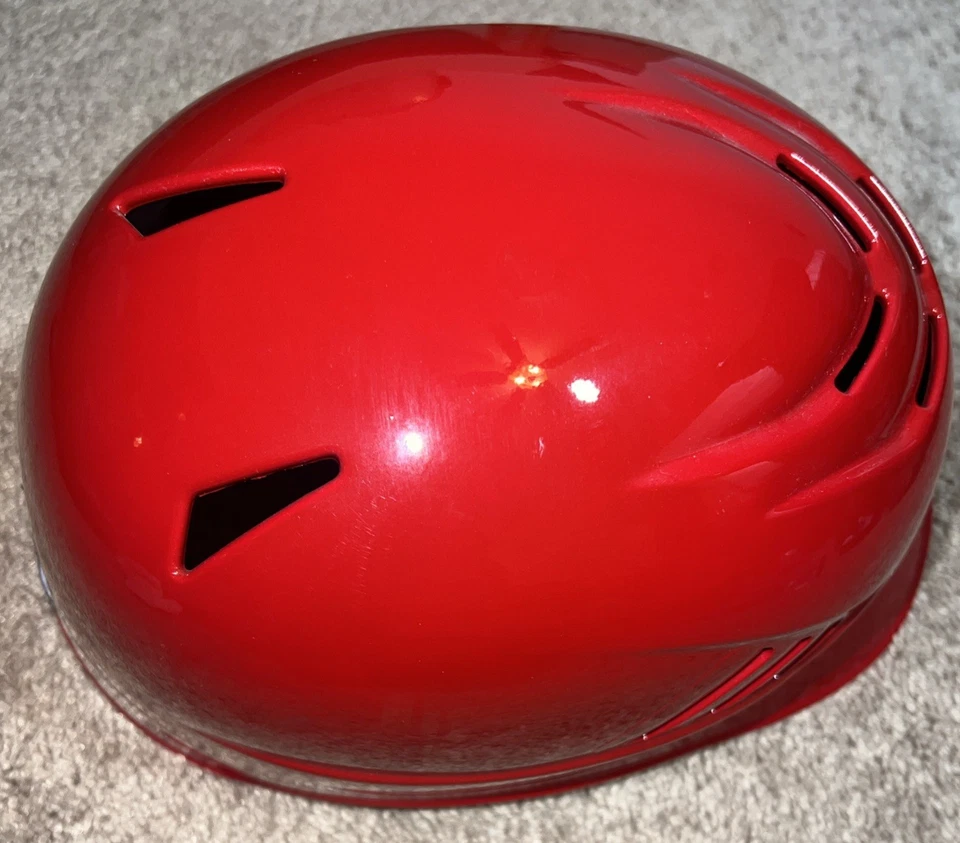 Auténtico casco de bateo MLB firmado por Marcell Ozuna St. Louis Cardinal’s Rawlings Foto 4 de 4