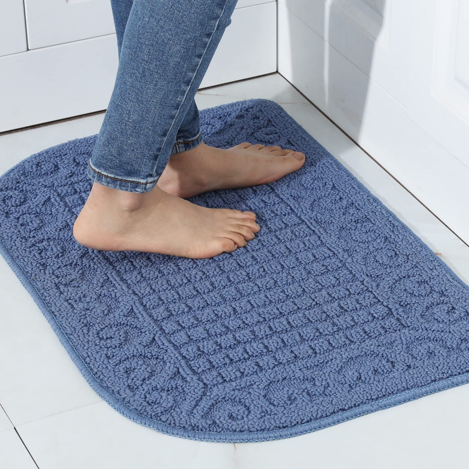 27x18 Inch Polypropylene Anti-Fatigue Kitchen Rug Mat for Comfort