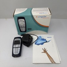 Vintage Nokia 6010 Cell Phone   Cingular: OEM Nokia Charger/w box  A131 