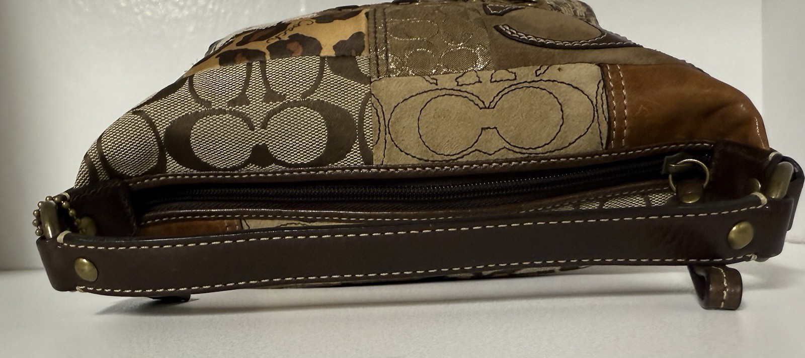 Coach Leopard Patchwork Limited Edition Top Handl… - image 5