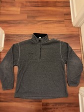 Vintage Columbia Fleece Pullover Mens Large 1/4 Zip Made in USA 90s