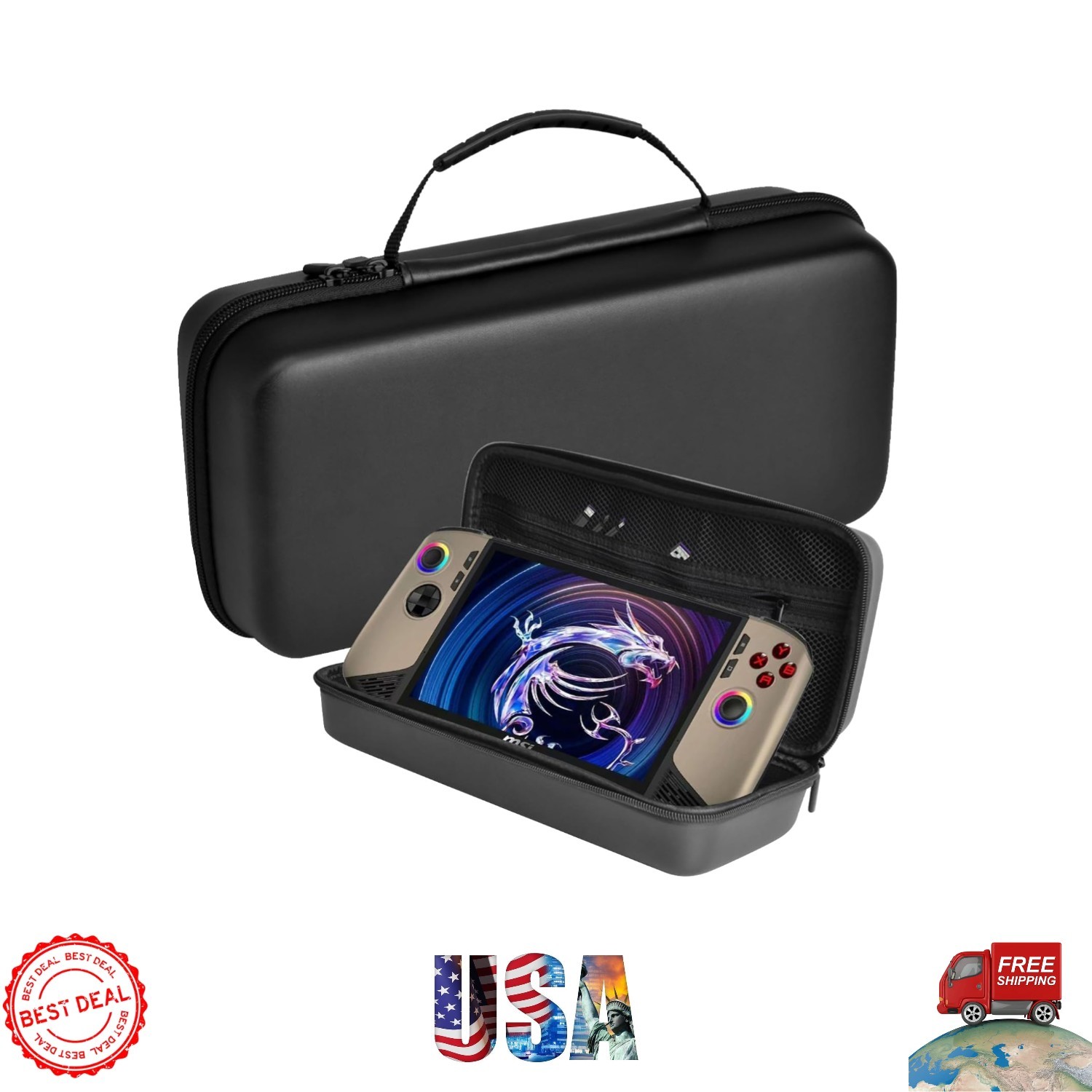 All-in-One Protective Case for MSI Claw 8 AI+ A2VM with Stand