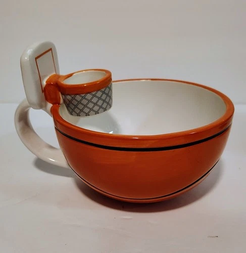 Maxi's Creations “The Mug With A Hoop” - Mug, Soup or Cereal Bowl Basketball 3D