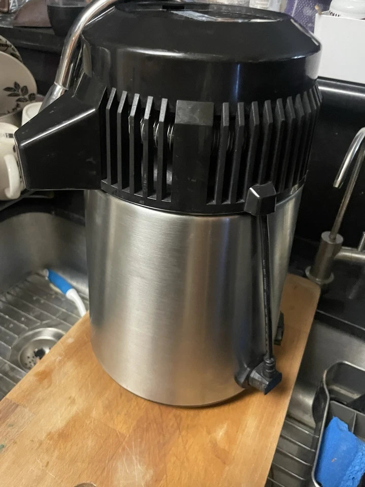 MegaHome MH943S Counter Top Water Distiller Black & Stainless No Pitcher Tested - Image 2 of 4