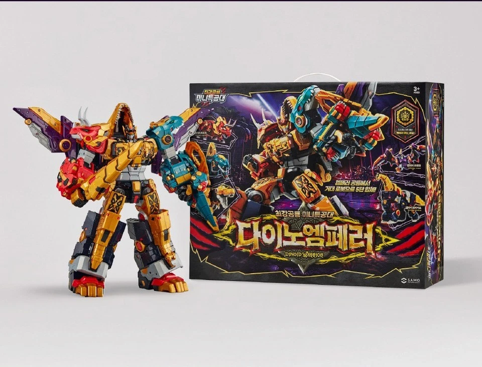 Miniforce Dinoid Warrior DINO EMPEROR Ultimate 5-Integration Dinosaur Robot 2025 - Image 3 of 4