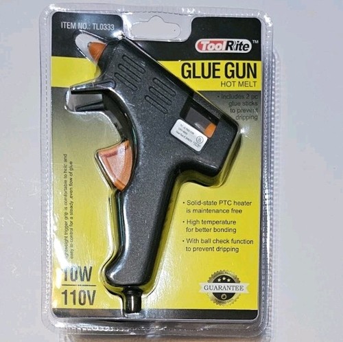 ToolRite Corded Hot Glue Gun with Fast hot Melt  Preheating 10W, 110V