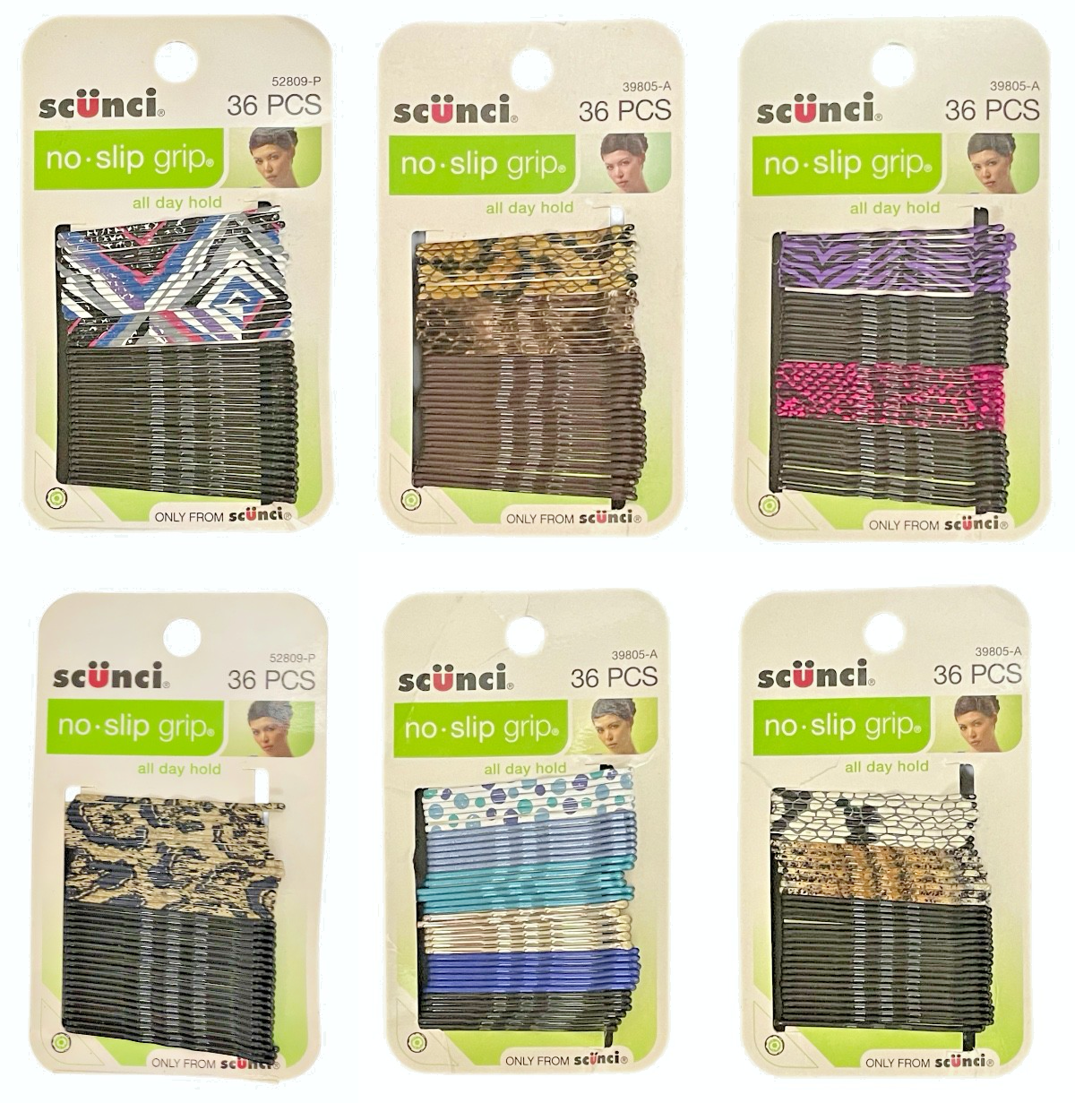 Scunci no slip grip bobby pins 36 pack all day hold