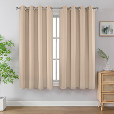 Blackout Curtains 72 Inch Length 2 Panels Set, Thermal Insulated Long Curtains 
