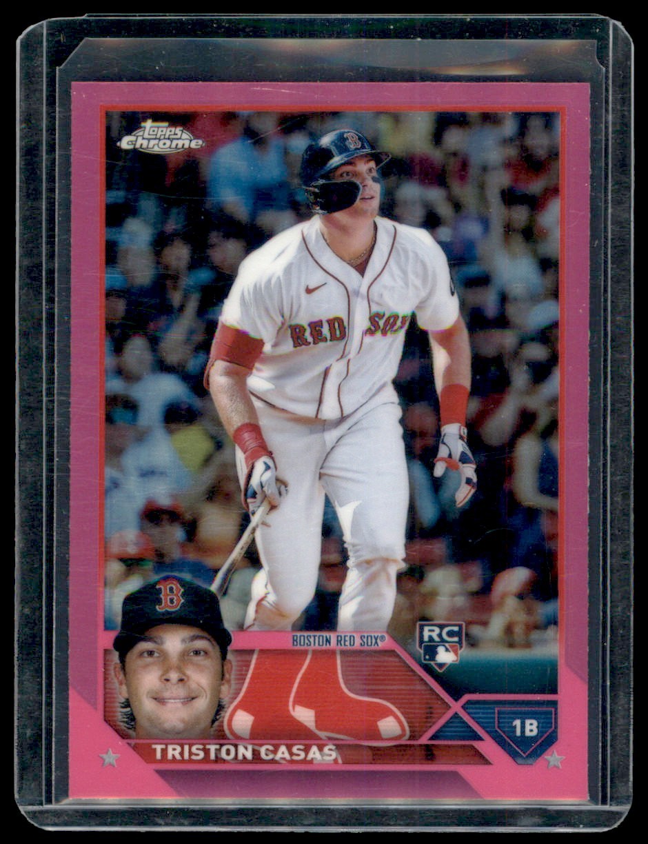 2023 Topps Chrome Pink SP Triston Casas Rookie Boston Red Sox #174 Parallel