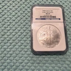 2008  S$1 AMERICAN SILVER EAGLE NGC MS69 EARLY RELEASES