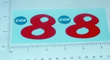Pair Cox Thimble Drome Shrike Prop Rod Stickers TD-009