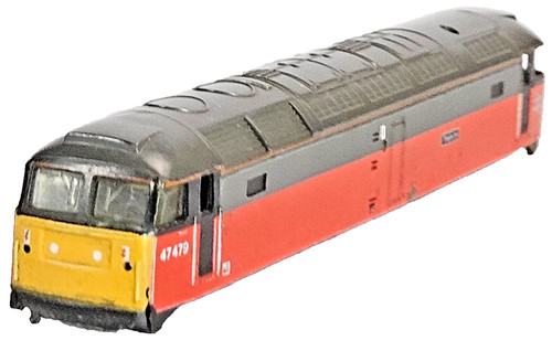 Graham Farish 0827 Spur N 47479 Class 47 Diesel Parcels Loco Body Only Unboxed. | Condition: Used