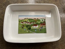 LARGE Villeroy & Boch Design Naif Lasagna Casserole Baker  Luxembourg