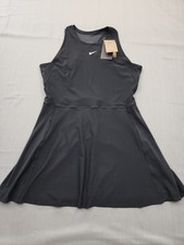 New Nike Tennis Women's Court Dri-Fit Victory Dress Size Large Slim Fit 85