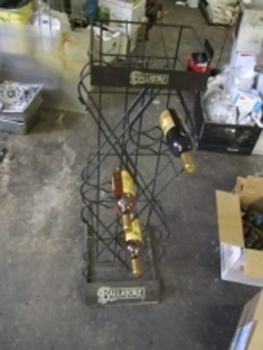 HEART SHAPED WIRE WINE RACK - NEED THIS SOLD - SEND ME YOUR BEST OFFER?