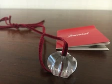 1 Clear Color Baccarat Crystal Hex Necklace